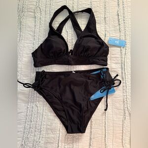 Cupshe Black Bikini Set